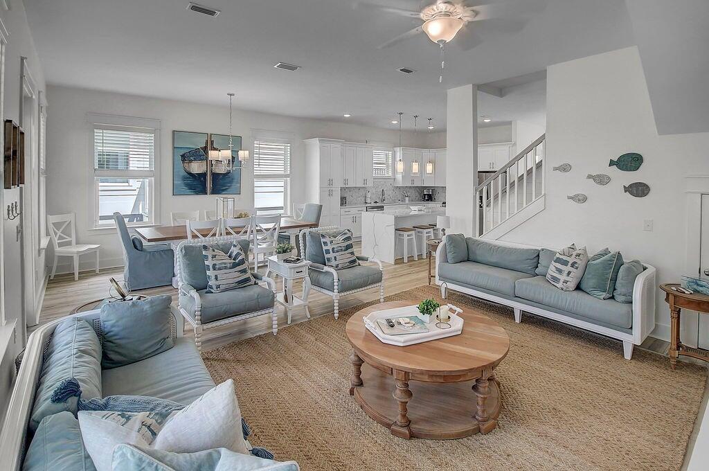 12 Caba Cove Santa Rosa Beach, FL 32459 - Photo 6 of 37 a living room with furniture and a table