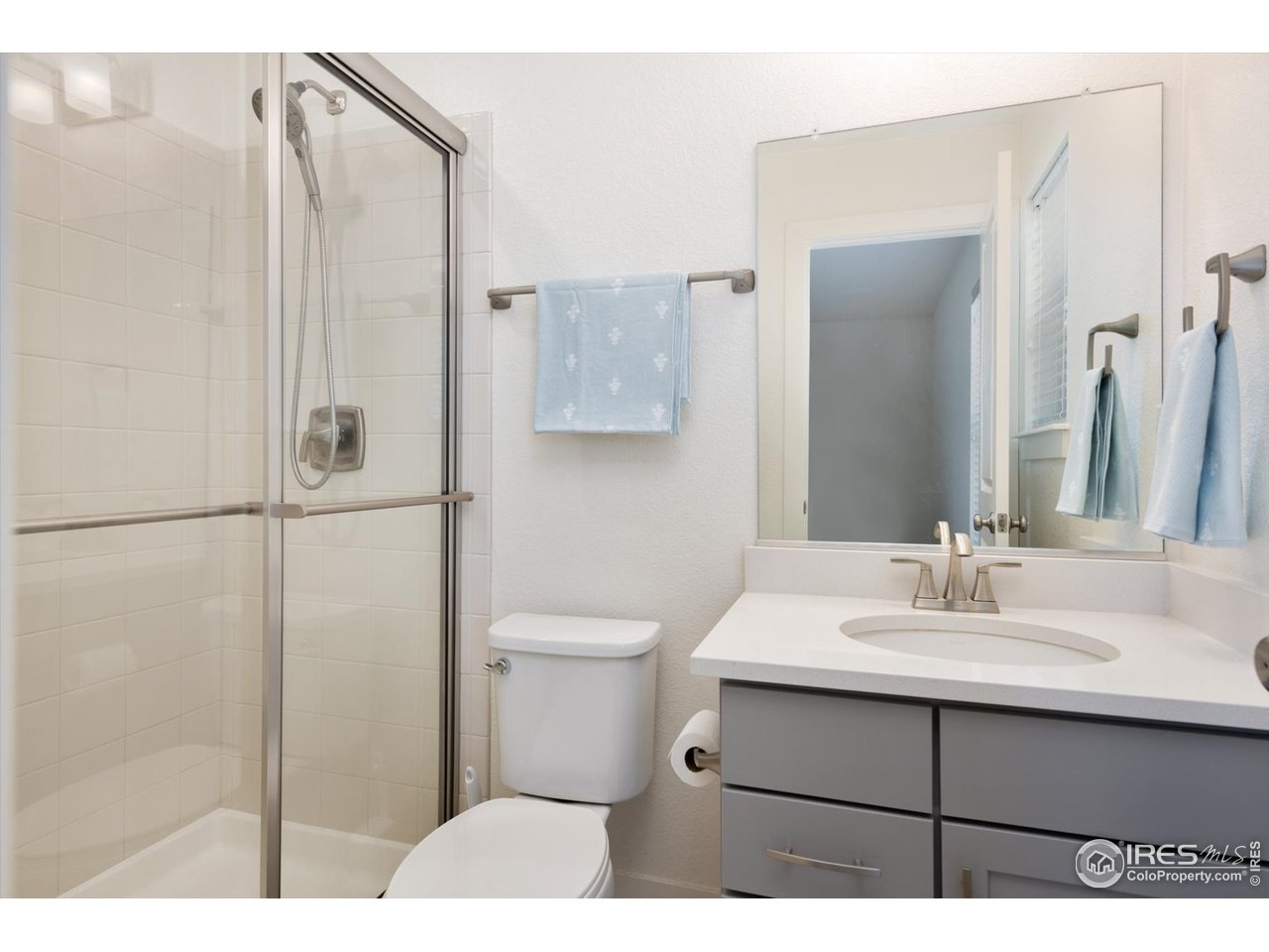 2159 Summerlin Lane Longmont, CO 80503 - Photo 27 of 37 a bathroom with a sink toilet and shower