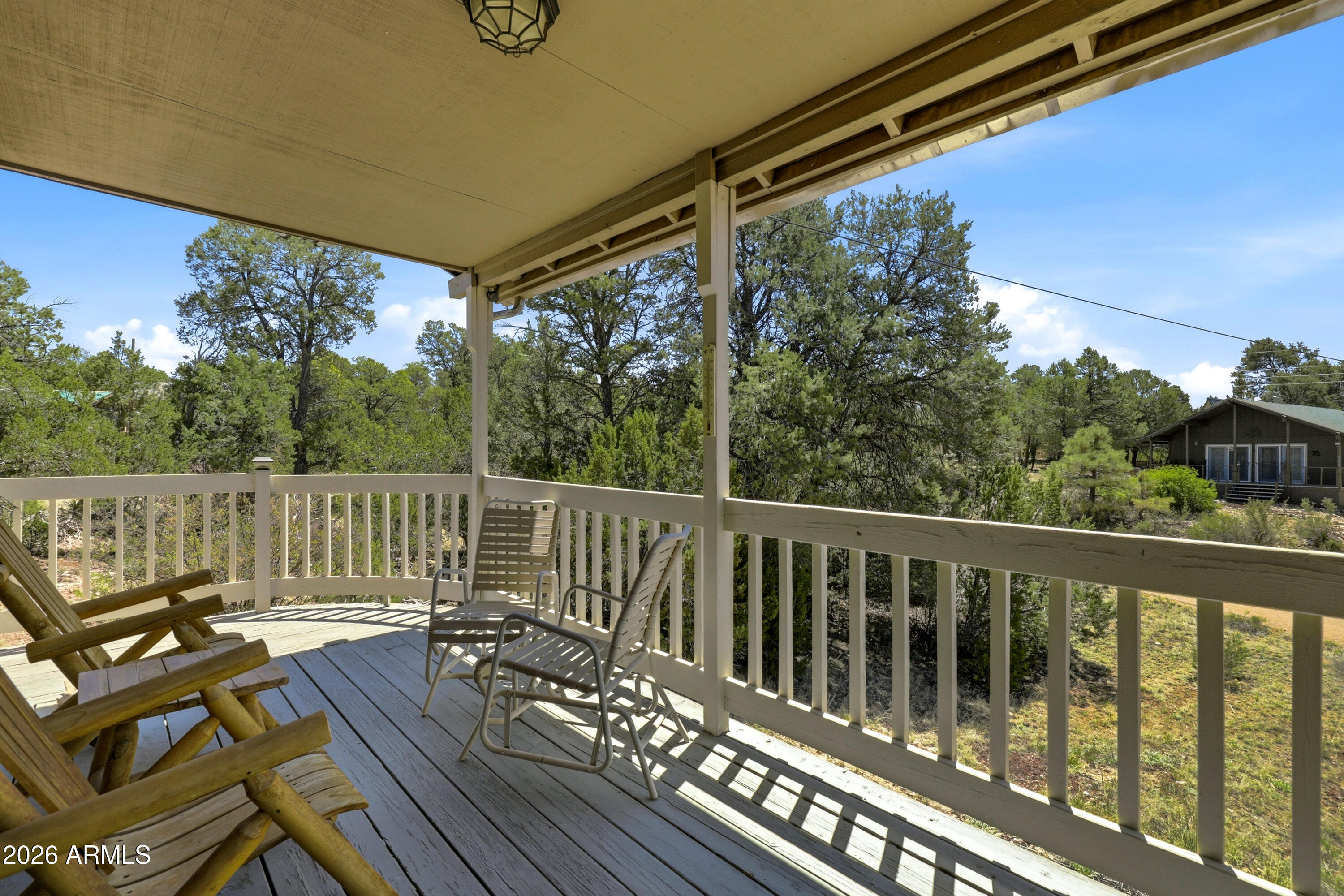 1992 Red Deer Run Overgaard, AZ 85933 - Photo 22 of 35 a view of balcony with furniture