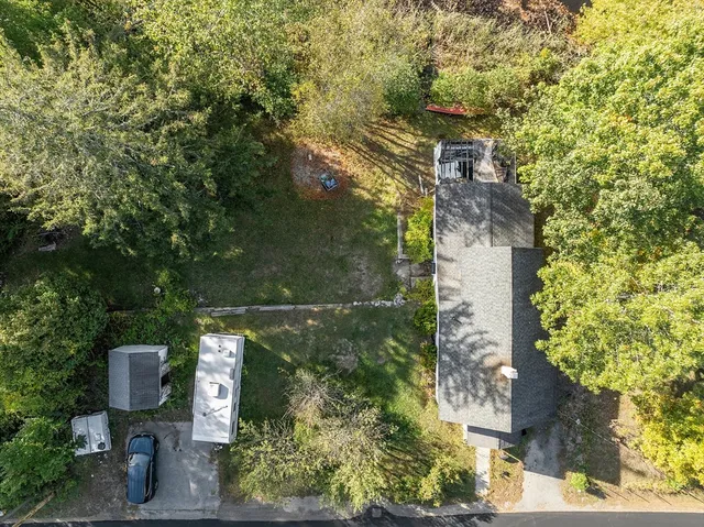 a view of a lake with a mountain view