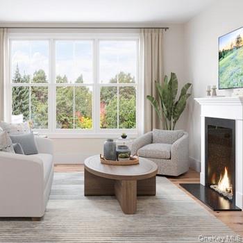 5123 Teaberry Lane, Unit 6 Fishkill, NY 12524 - Photo 3 of 4 a living room with furniture and a fireplace