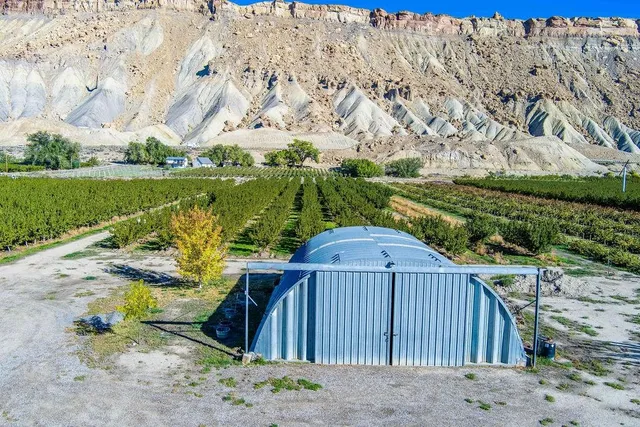 a view of a wooden bridge