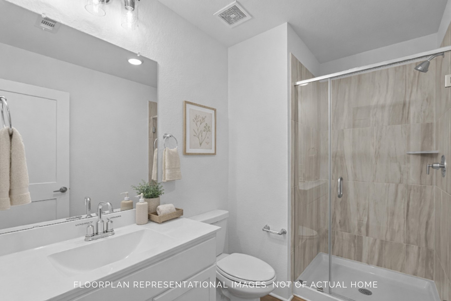 2123 Lone Bronco Boulevard Rosenberg, TX 77471 - Photo 15 of 16 a bathroom with a sink toilet and shower