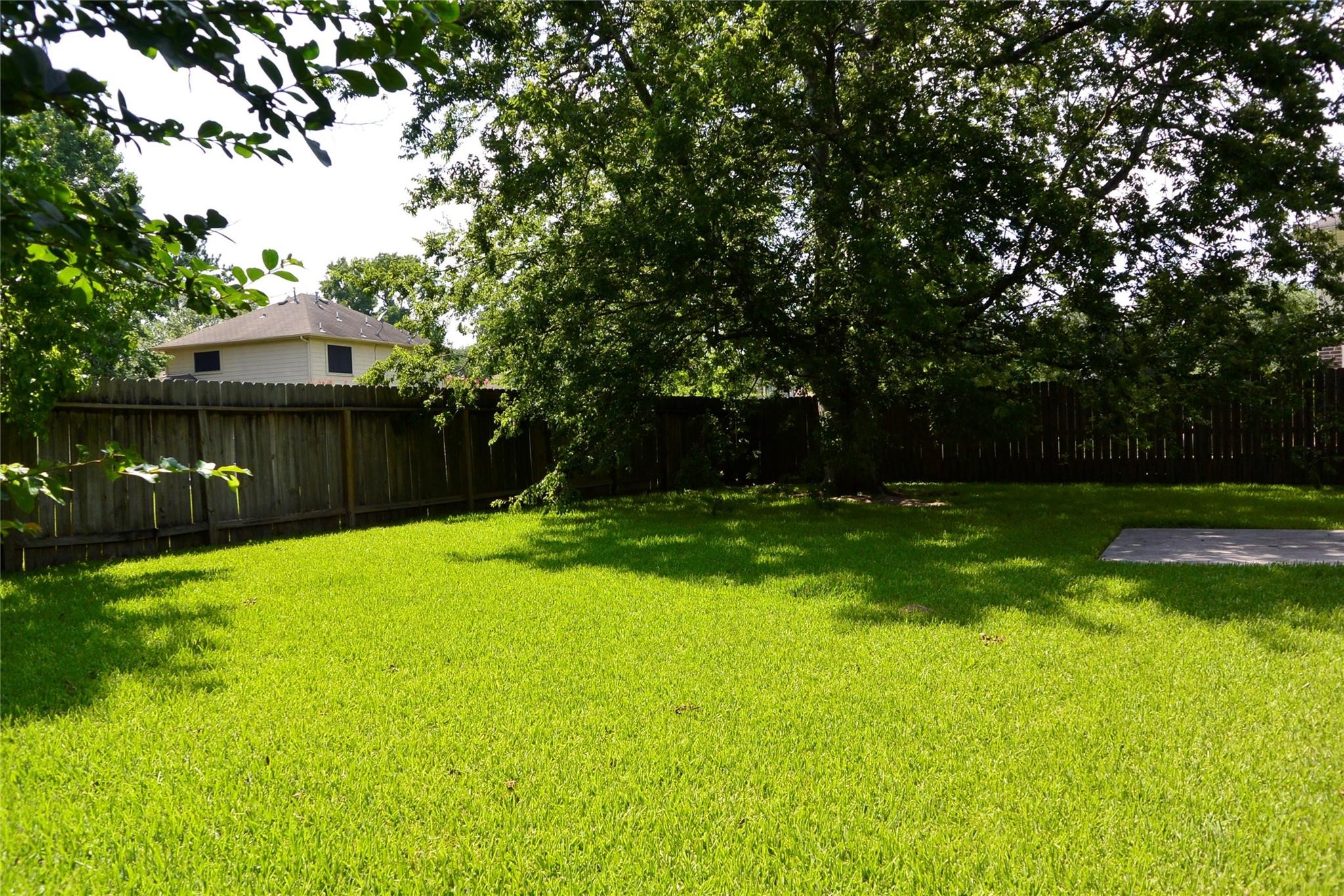 23615 Tree House Lane Spring, TX 77373 - Photo 12 of 12 a view of a backyard with a garden
