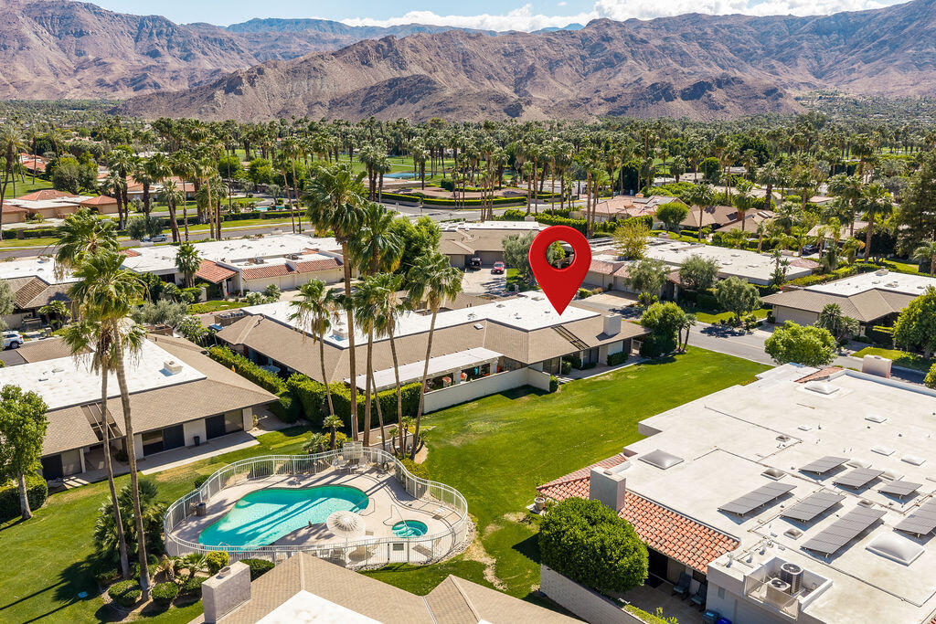 43 Cornell Drive Rancho Mirage, CA 92270 - Photo 44 of 51 Aerial View of Back of Home