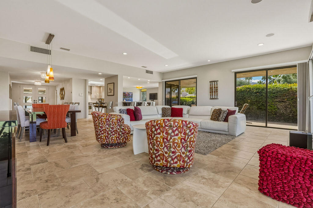 43 Cornell Drive Rancho Mirage, CA 92270 - Photo 8 of 51 Reverse View of Living and Dining Area