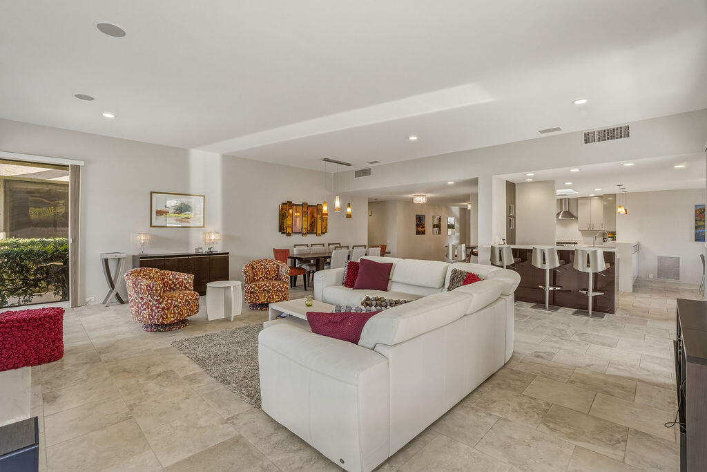 43 Cornell Drive Rancho Mirage, CA 92270 - Photo 9 of 51 Reverse View of Living Area and Kitchen