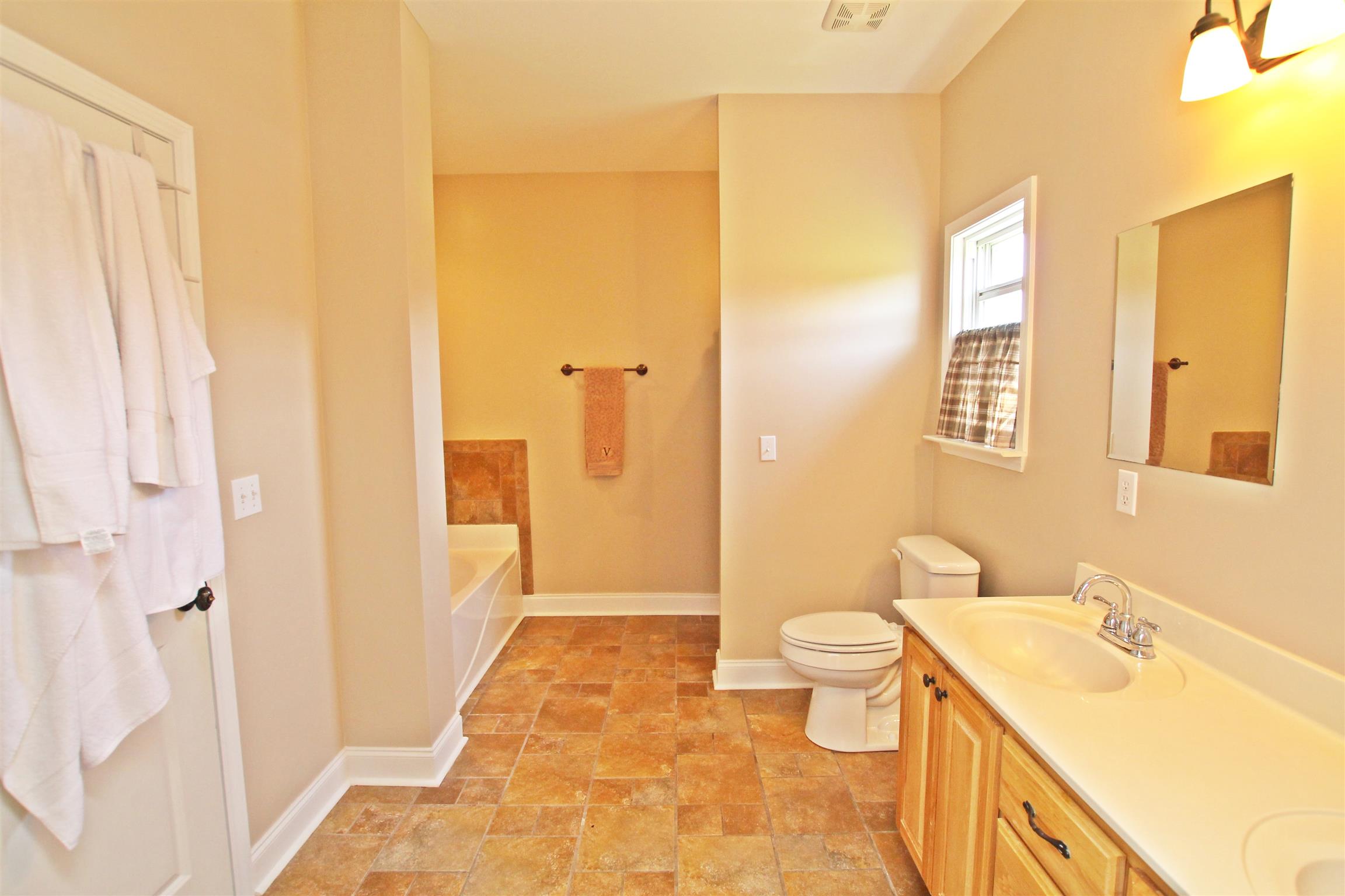 1012 Loganview Way Springfield, TN 37172 - Photo 14 of 30 a bathroom with a sink a toilet a tub and shower