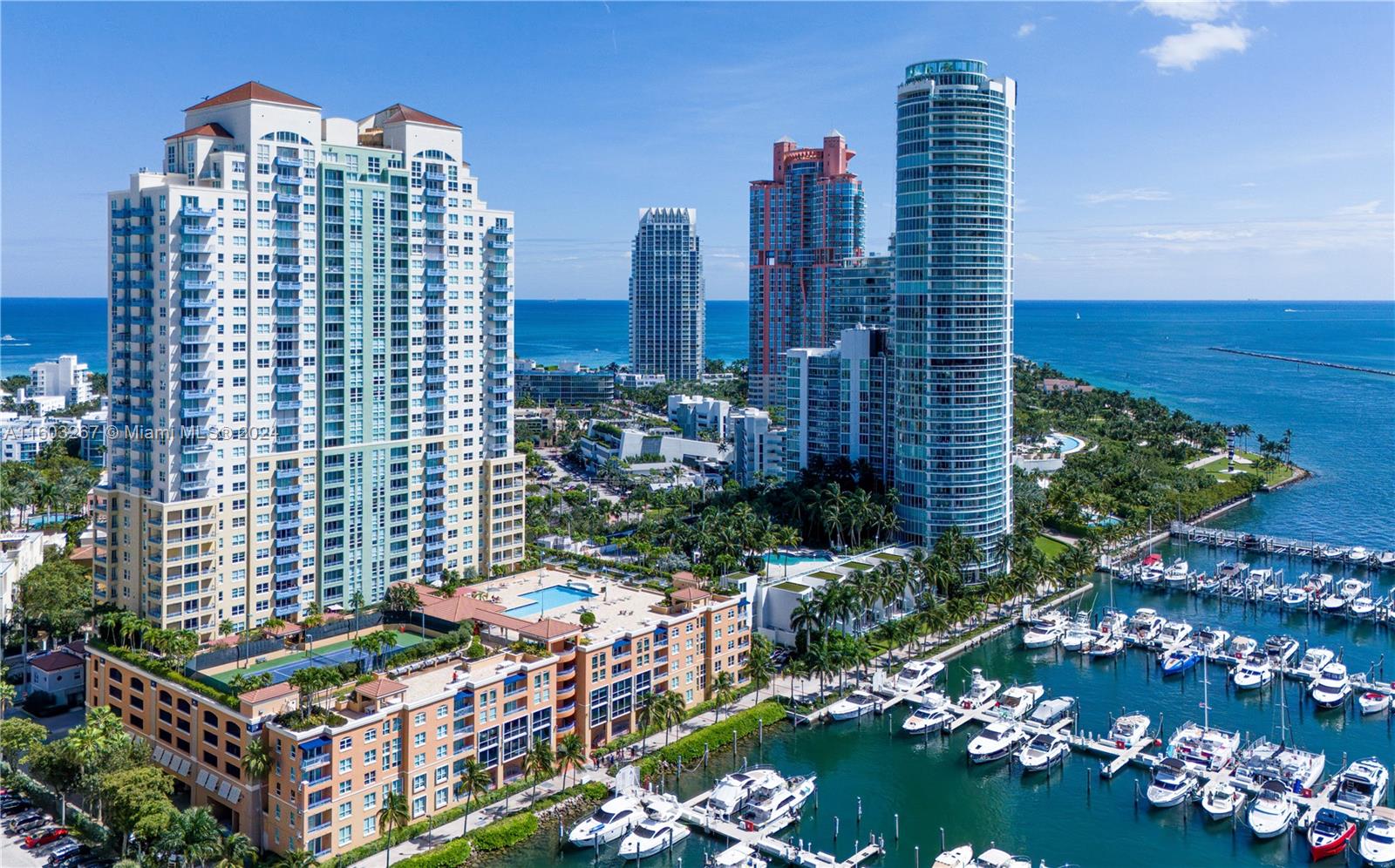 90 Alton Road, Unit 2806 Miami Beach, FL 33139 - Photo 10 of 36 a city view with tall buildings