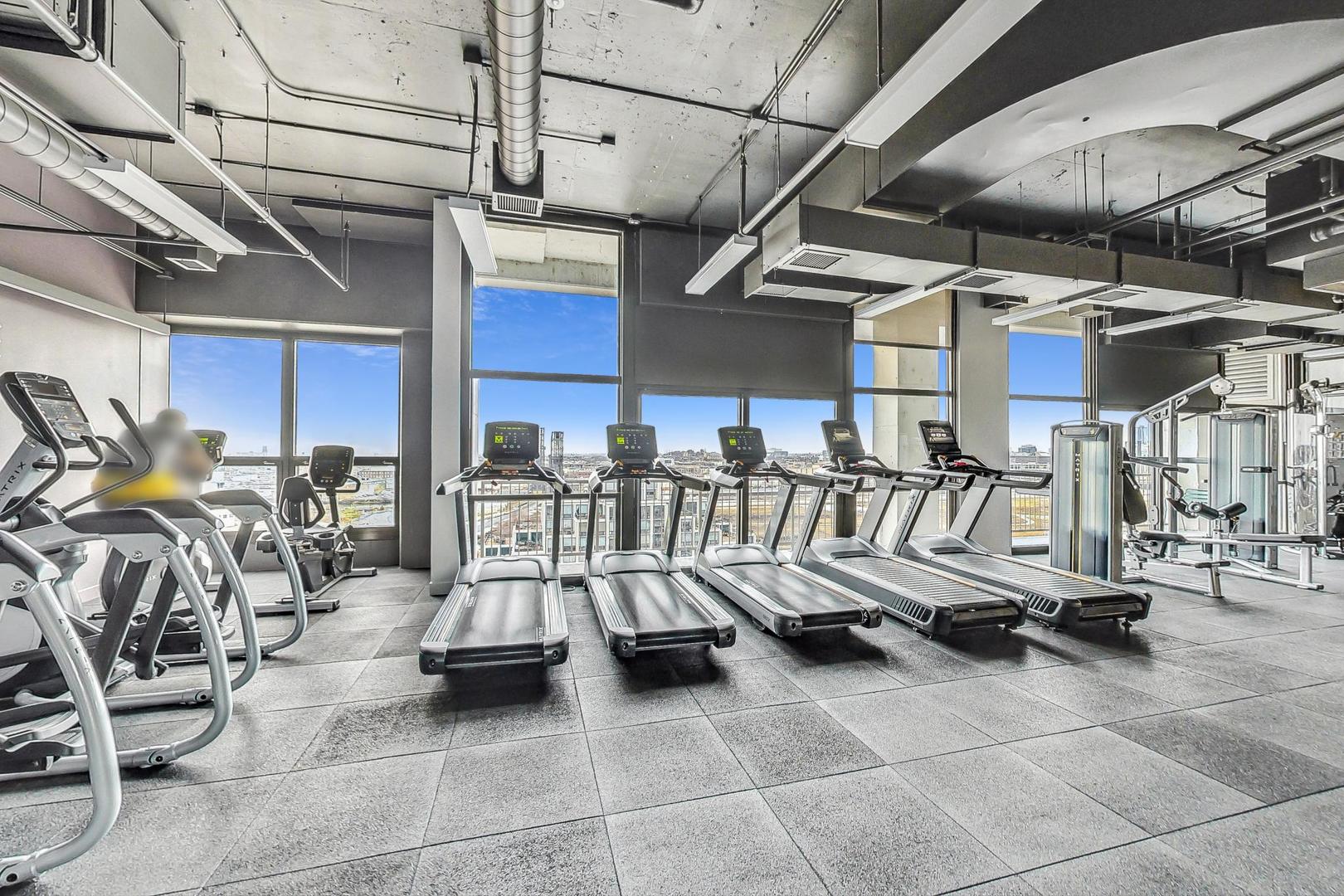 1530 South State Street, Unit 14O Chicago, IL 60605 - Photo 17 of 20 a view of a room with gym equipment