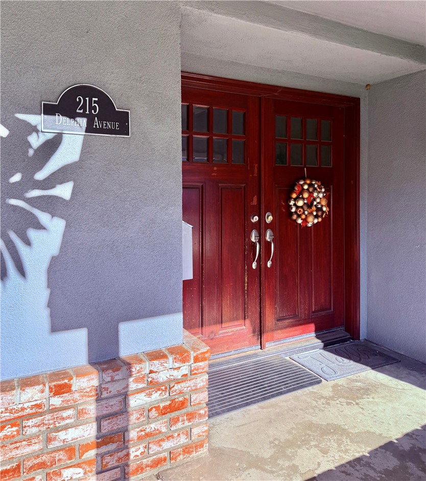 Double door main entrance