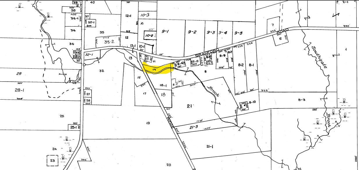 14 Ridge Road Corinth, ME 04427 - Photo 3 of 3 Tax Map with Highlight