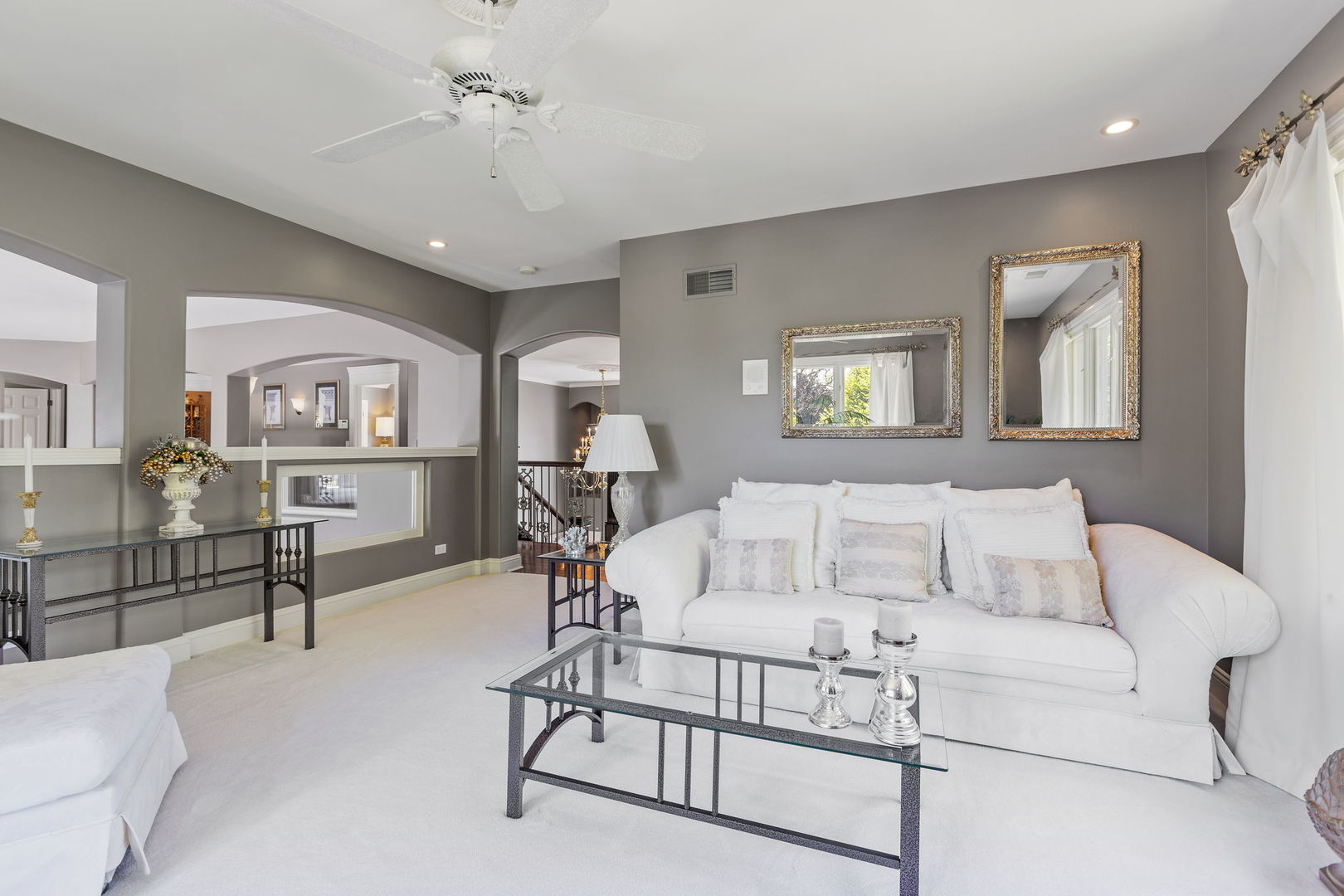 25565 South Tehle Road Elwood, IL 60421 - Photo 39 of 68 a living room with furniture and a painting on the wall