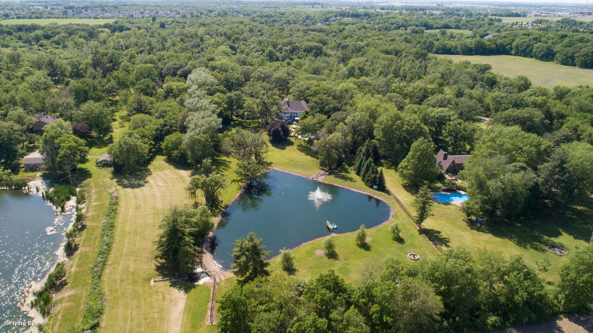 25565 South Tehle Road Elwood, IL 60421 - Photo 67 of 68 an aerial view of residential houses with outdoor space