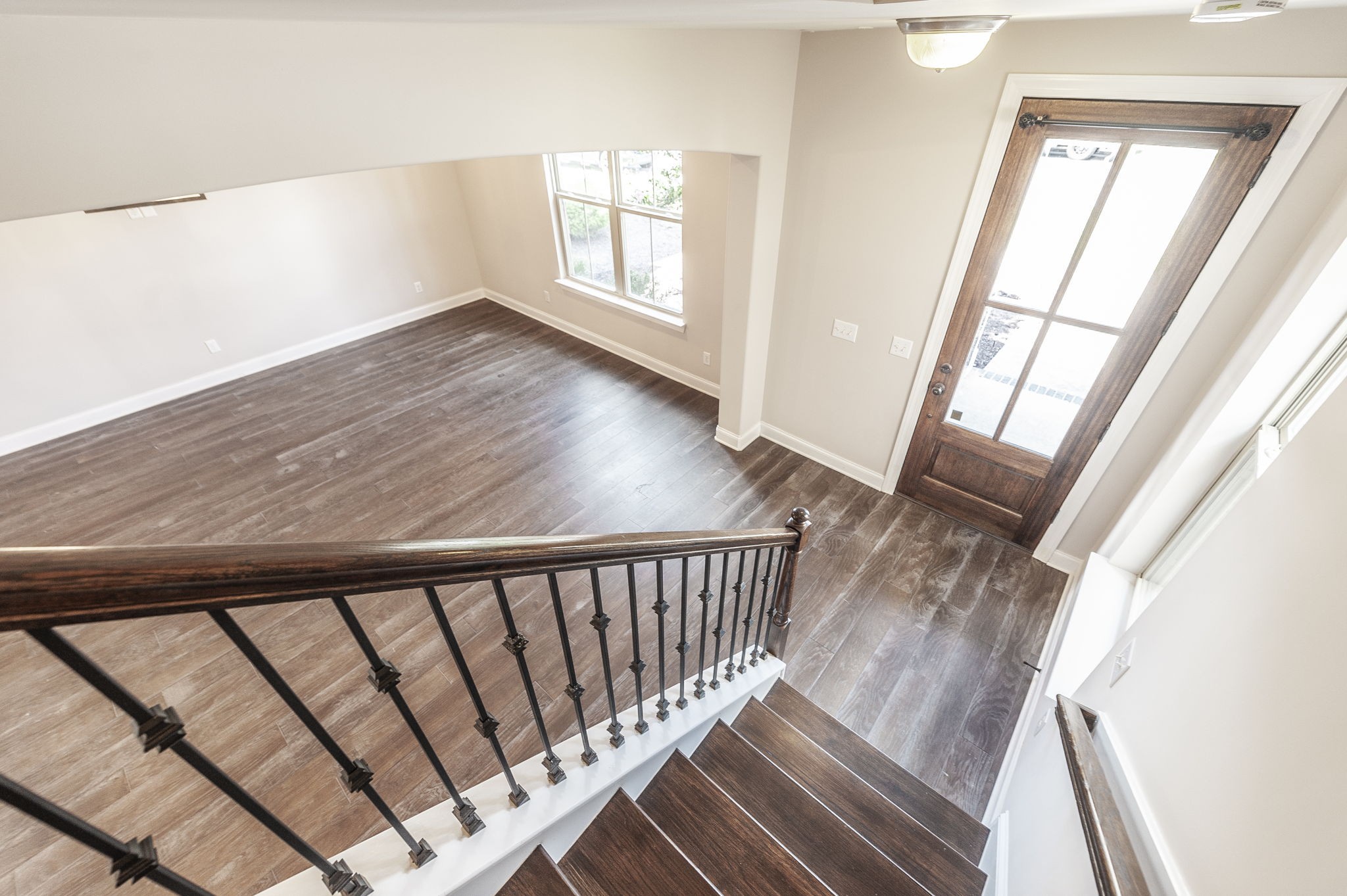 152 Ashcrest Point Hendersonville, TN 37075 - Photo 10 of 63 a view of staircase with wooden floor and fan