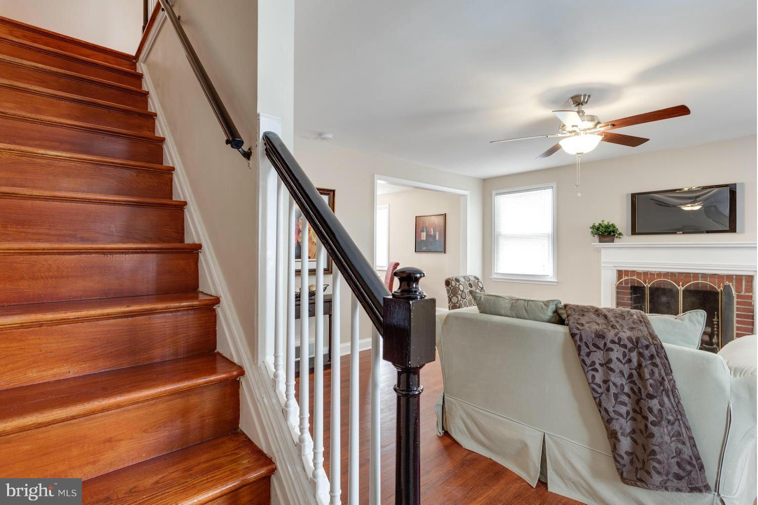 1701 Burnwood Road Baltimore, MD 21239 - Photo 13 of 30 a view of entryway and hall with wooden floor