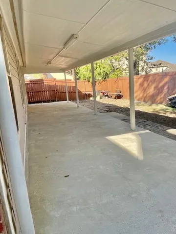 a view of a door of the house