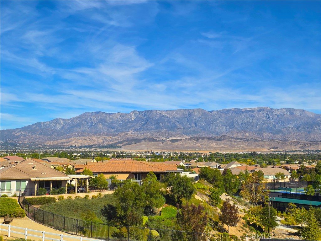 a view of a city with an ocean