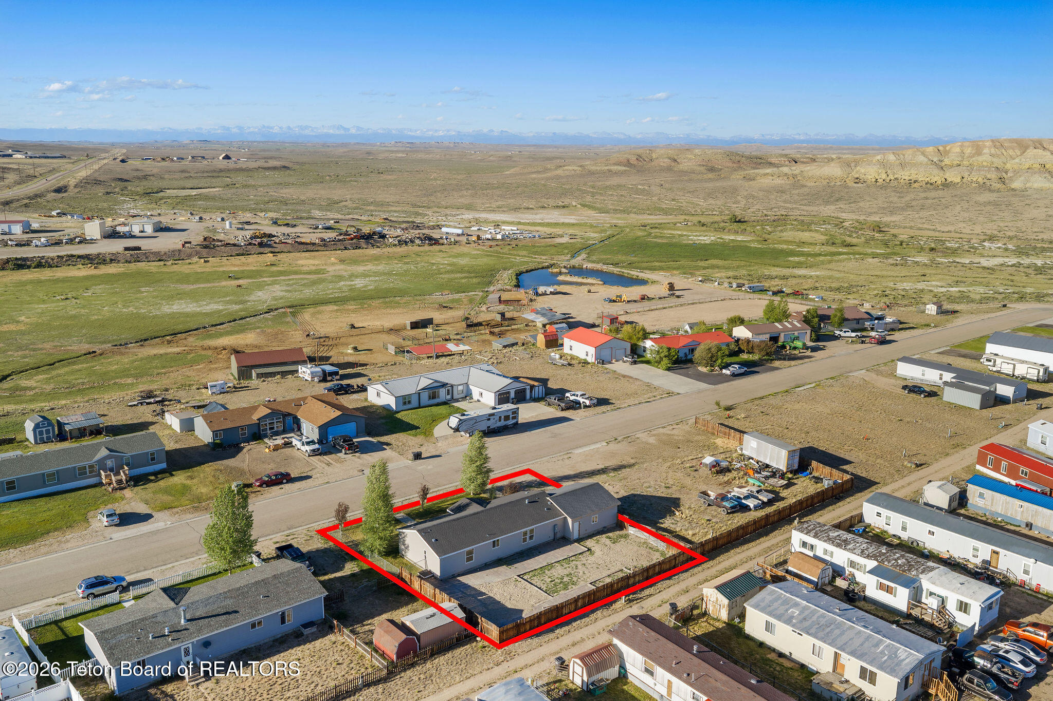 14 13th Street Marbleton, WY 83113 - Photo 22 of 23 Aerial View