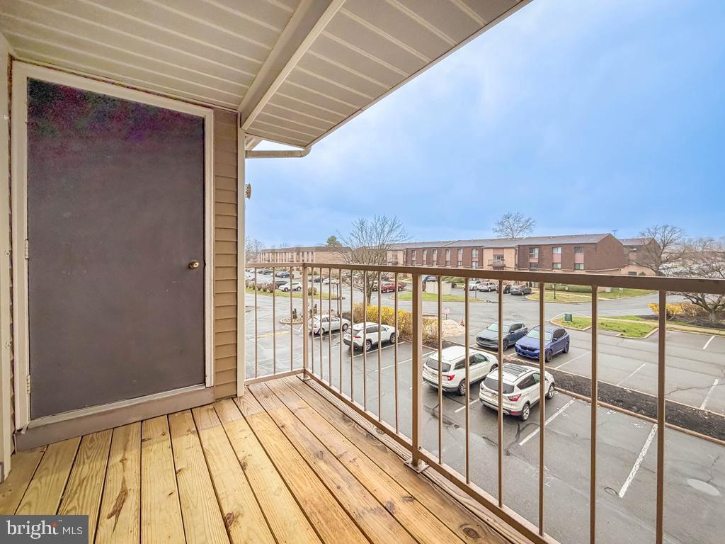 72307 Delaire Landing Road, Unit 307 Philadelphia, PA 19114 - Photo 33 of 39 Balcony with Utility Closet