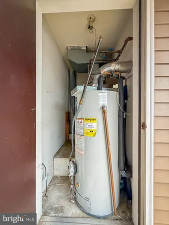 a view of hallway with stairs
