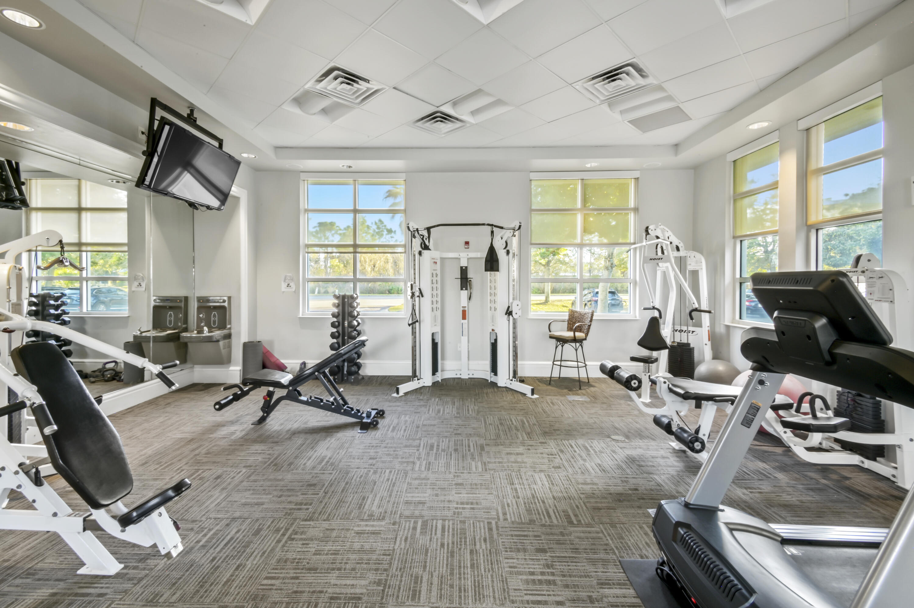 608 Lost Key Drive, Unit 801C Perdido Key, FL 32507 - Photo 40 of 43 a view of a room with gym equipment