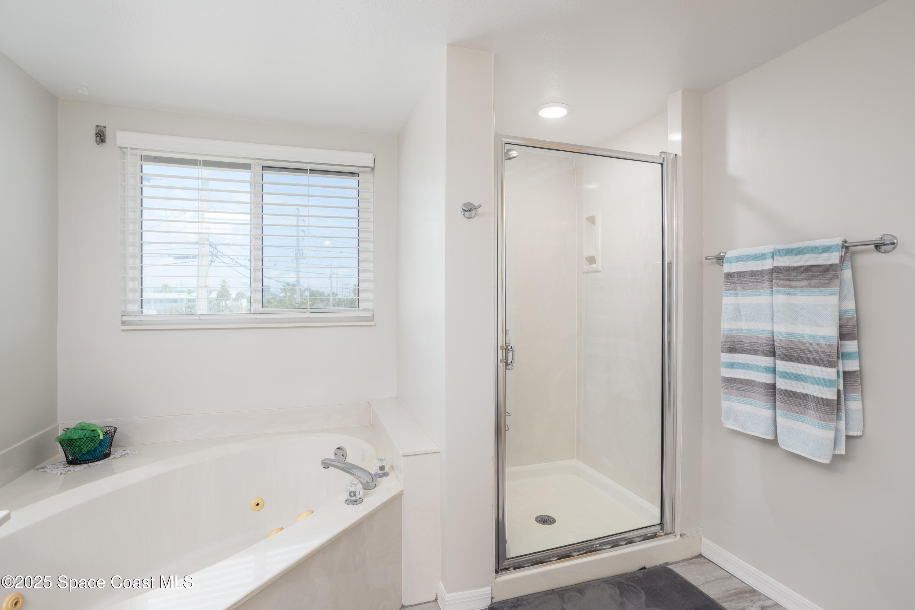 3450 Ocean Beach Boulevard, Unit 201 Cocoa Beach, FL 32931 - Photo 23 of 48 primary shower