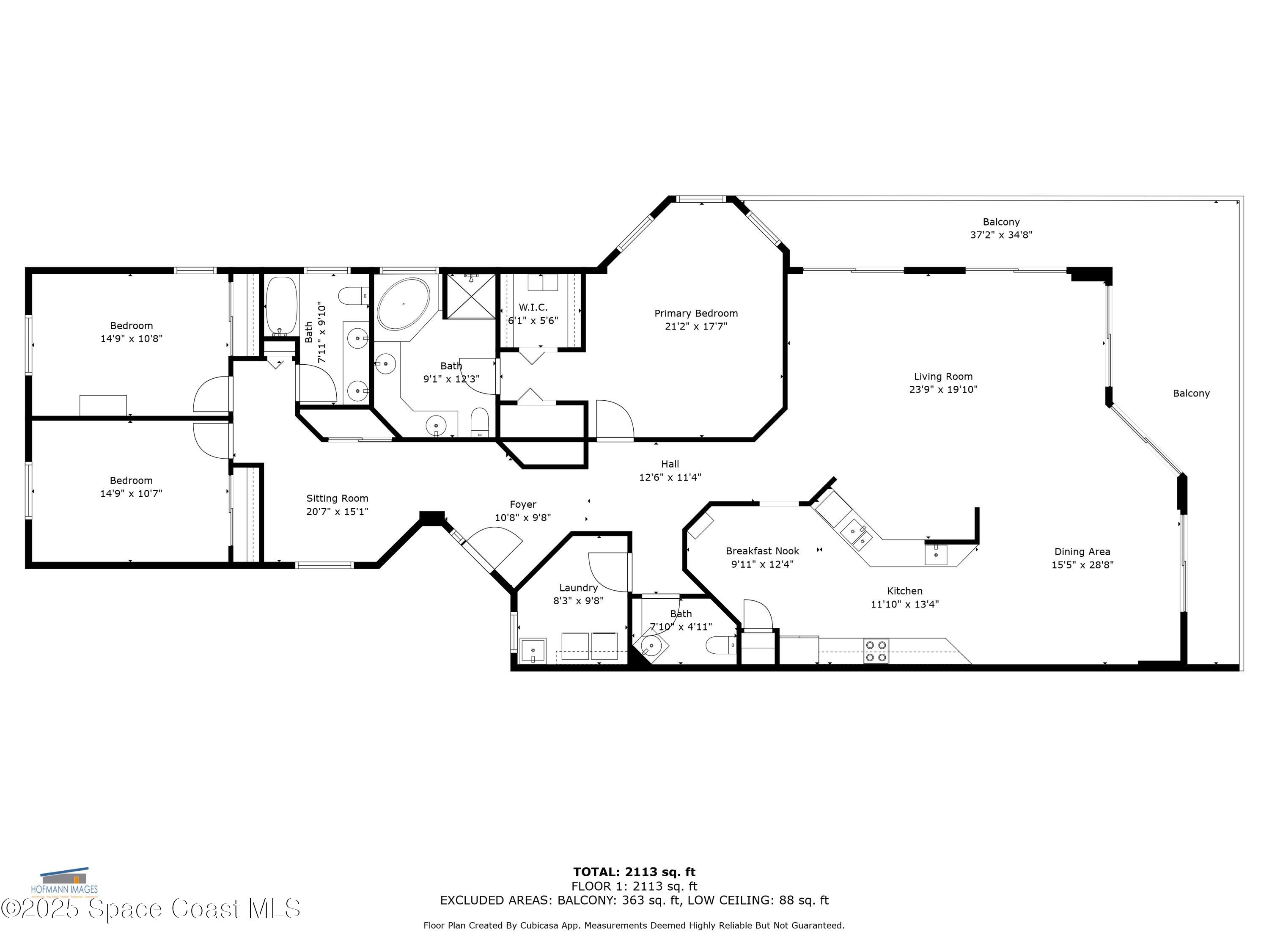 3450 Ocean Beach Boulevard, Unit 201 Cocoa Beach, FL 32931 - Photo 47 of 48 floor plan