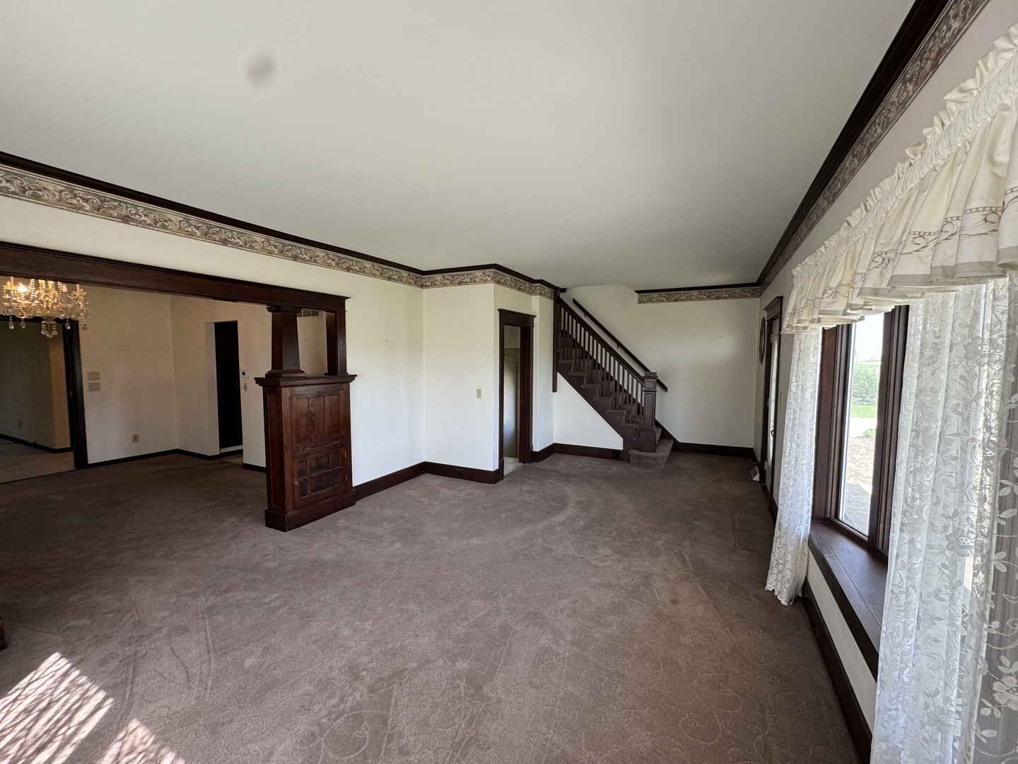 4340 230th Street Walcott, IA 52773 - Photo 13 of 67 a view of an empty room with stairs