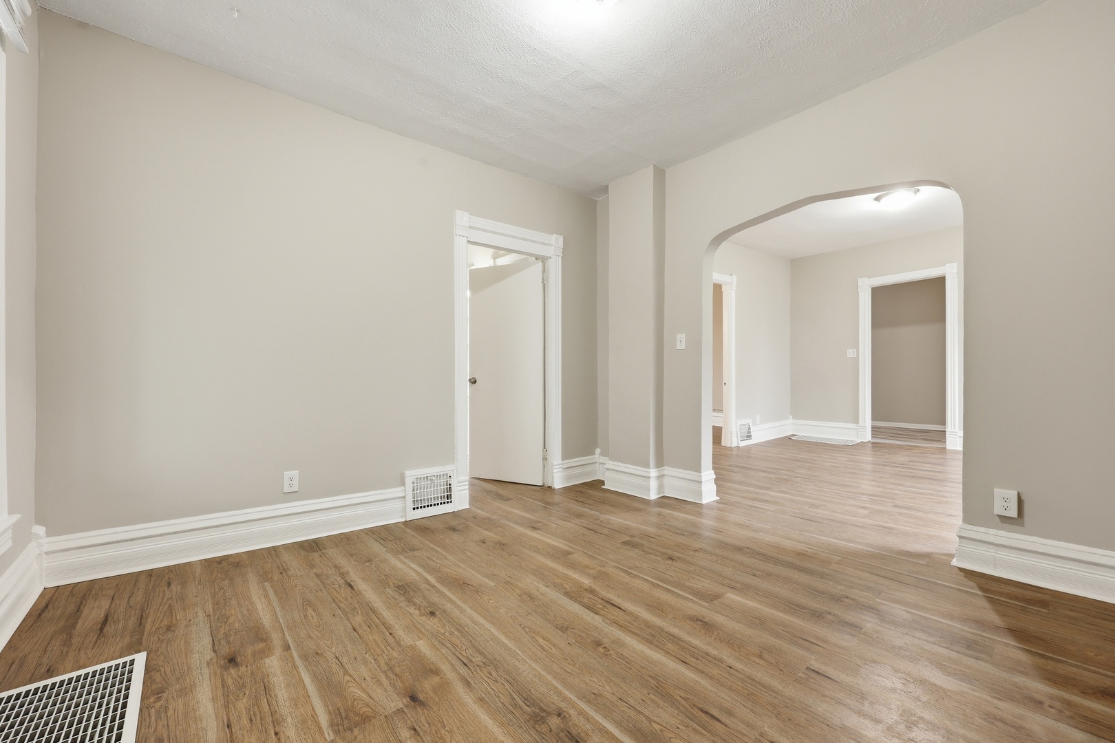 835 Oak Street Elgin, IL 60123 - Photo 5 of 41 wooden floor in an empty room