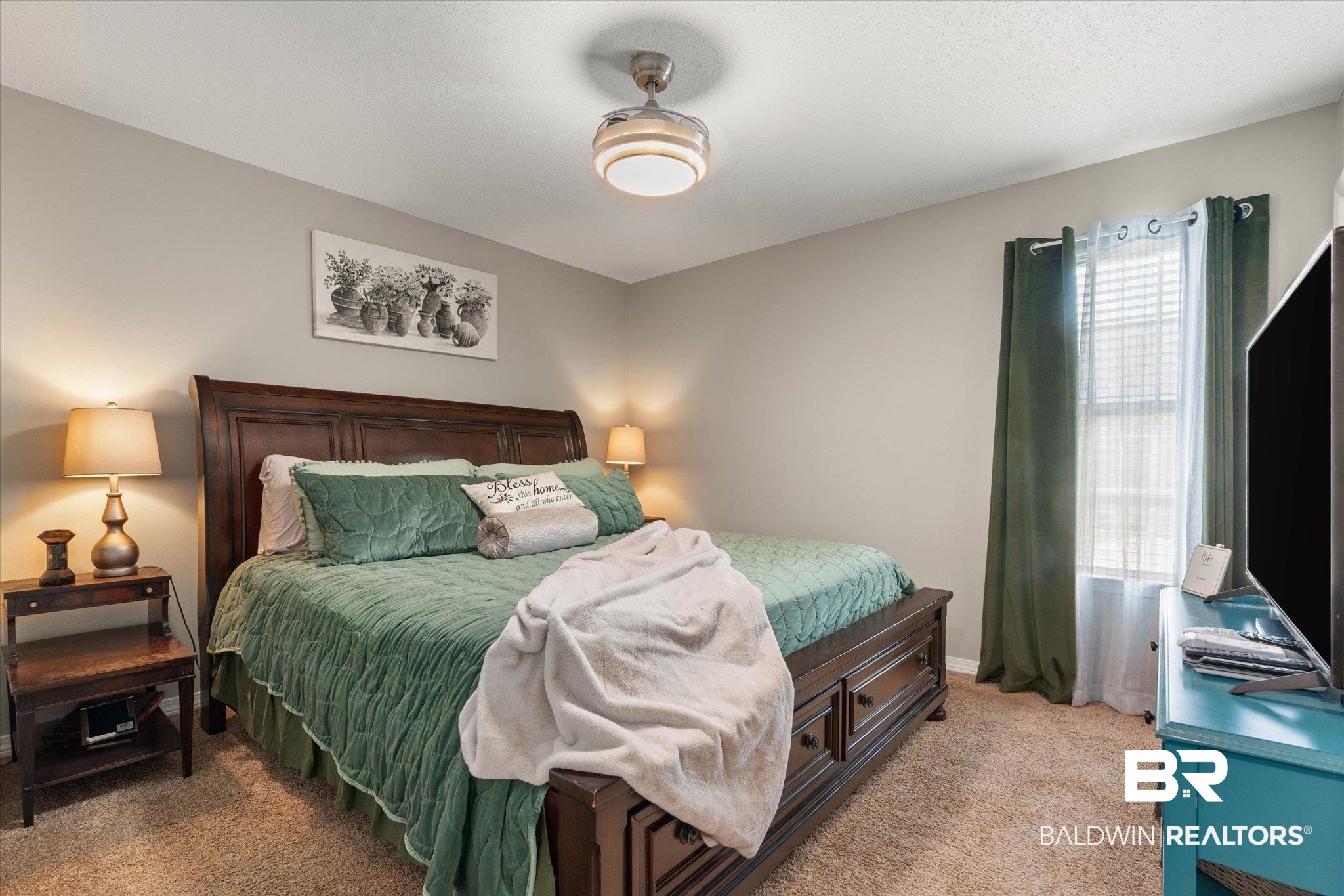 8600 Sable Court Semmes, AL 36575 - Photo 12 of 20 Bedroom featuring light carpet