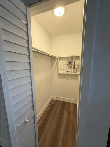 a view of walk in closet