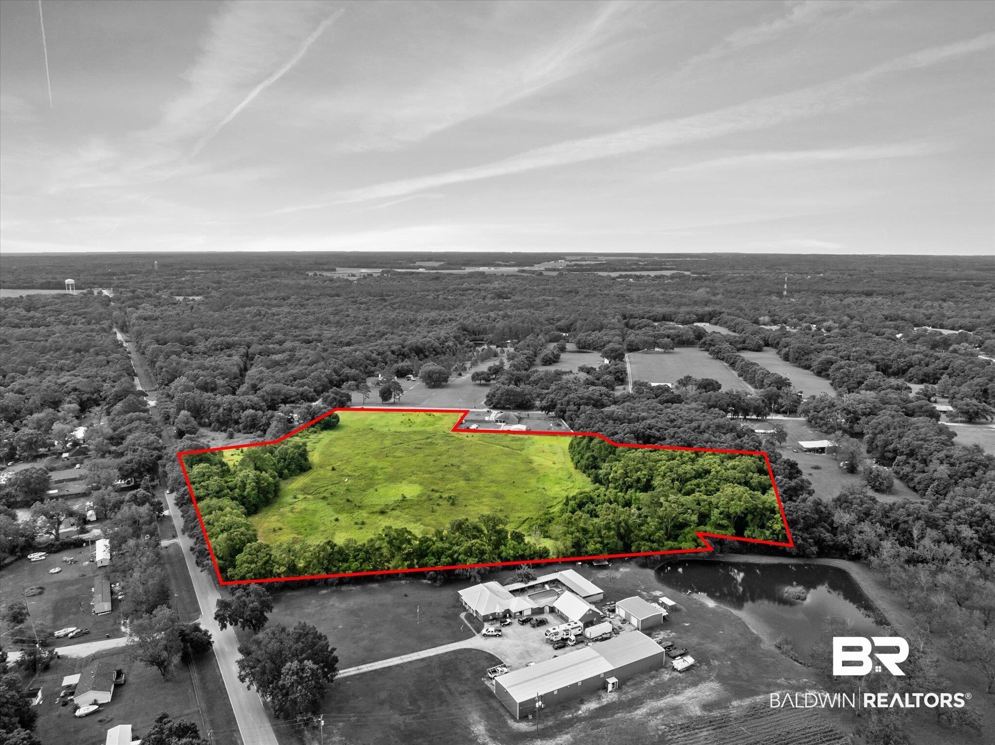 10000 Wells Road North Theodore, AL 36582 - Photo 12 of 17 Drone / aerial view
