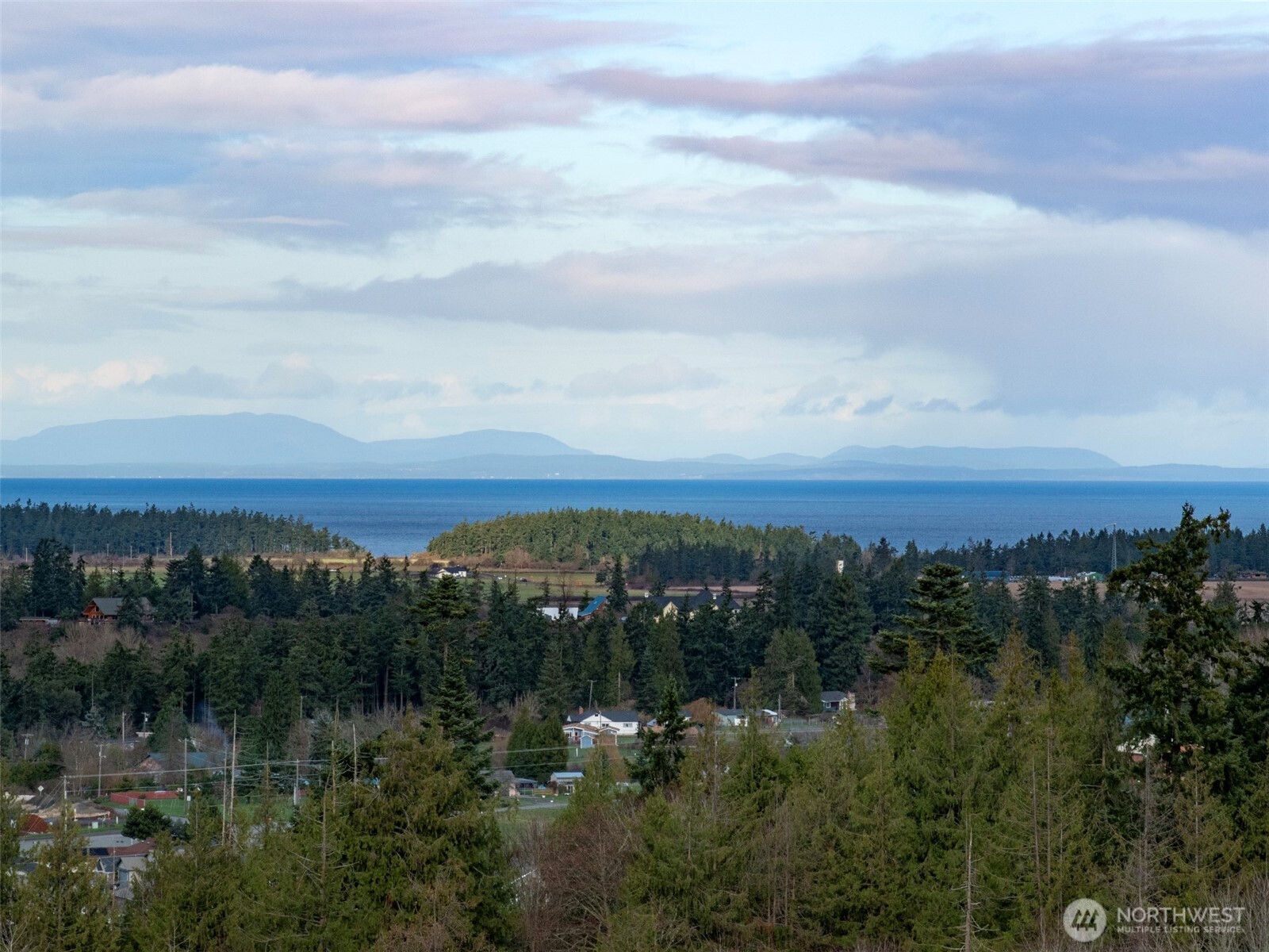 9999 Solana Parkway Sequim, WA 98382 - Photo 21 of 40 an aerial view of residential house with outdoor space and trees around
