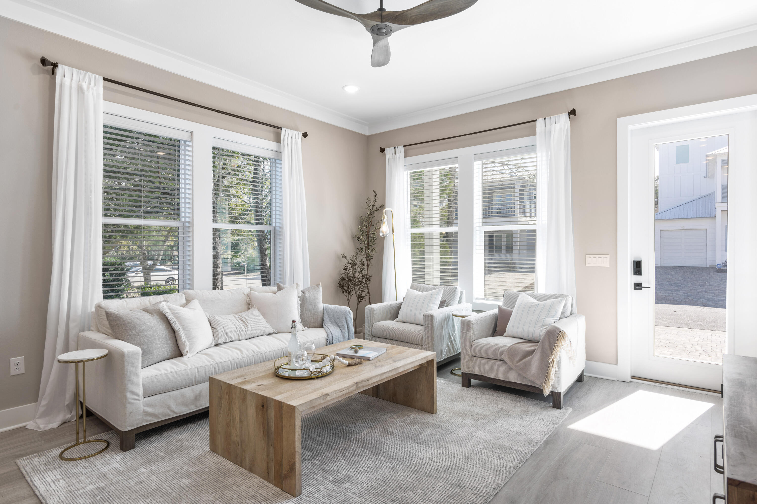 95 West Willow Mist Road Inlet Beach, FL 32461 - Photo 13 of 49 a living room with furniture and a large window