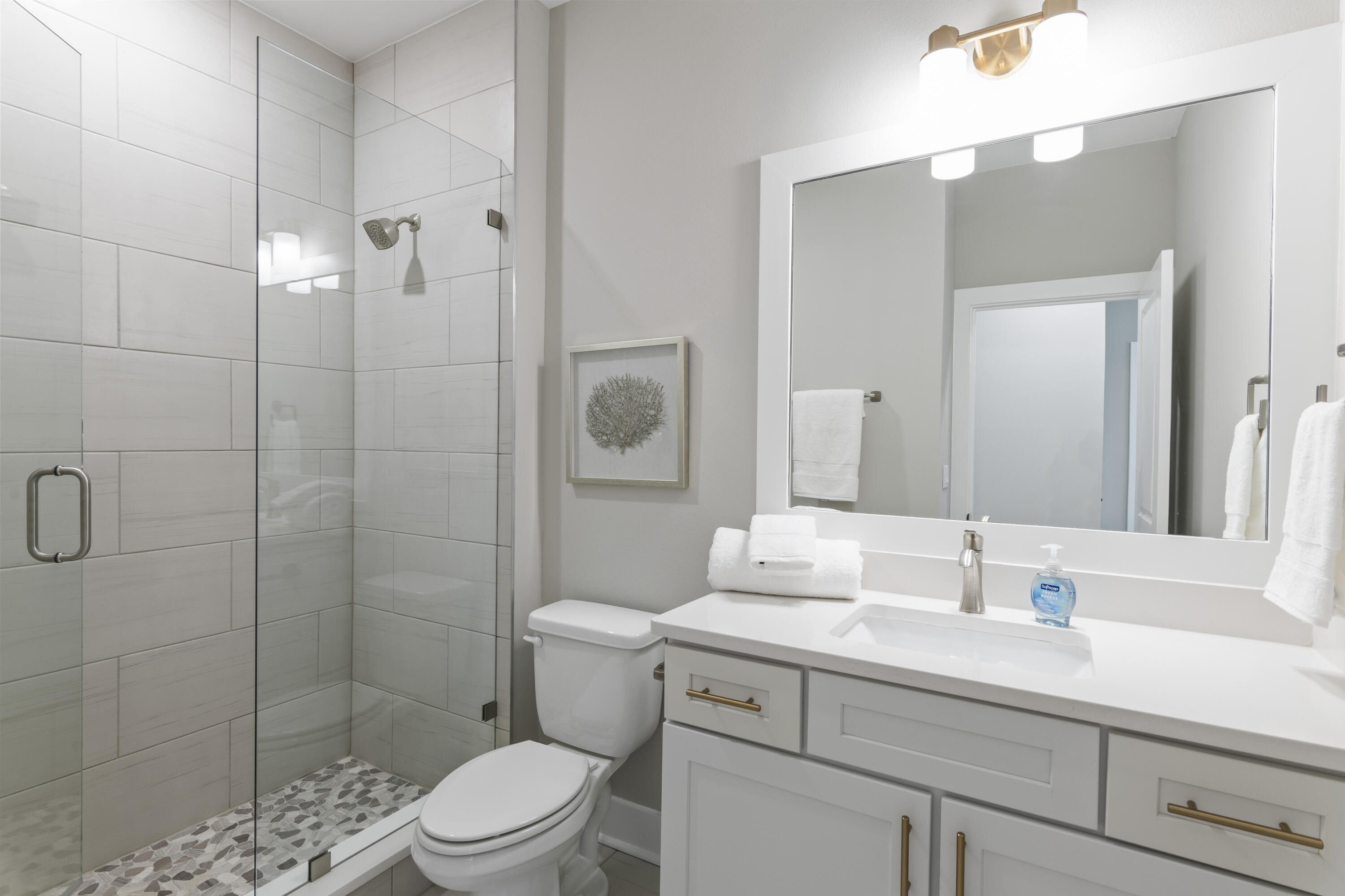 95 West Willow Mist Road Inlet Beach, FL 32461 - Photo 23 of 49 a bathroom with a sink a toilet and shower