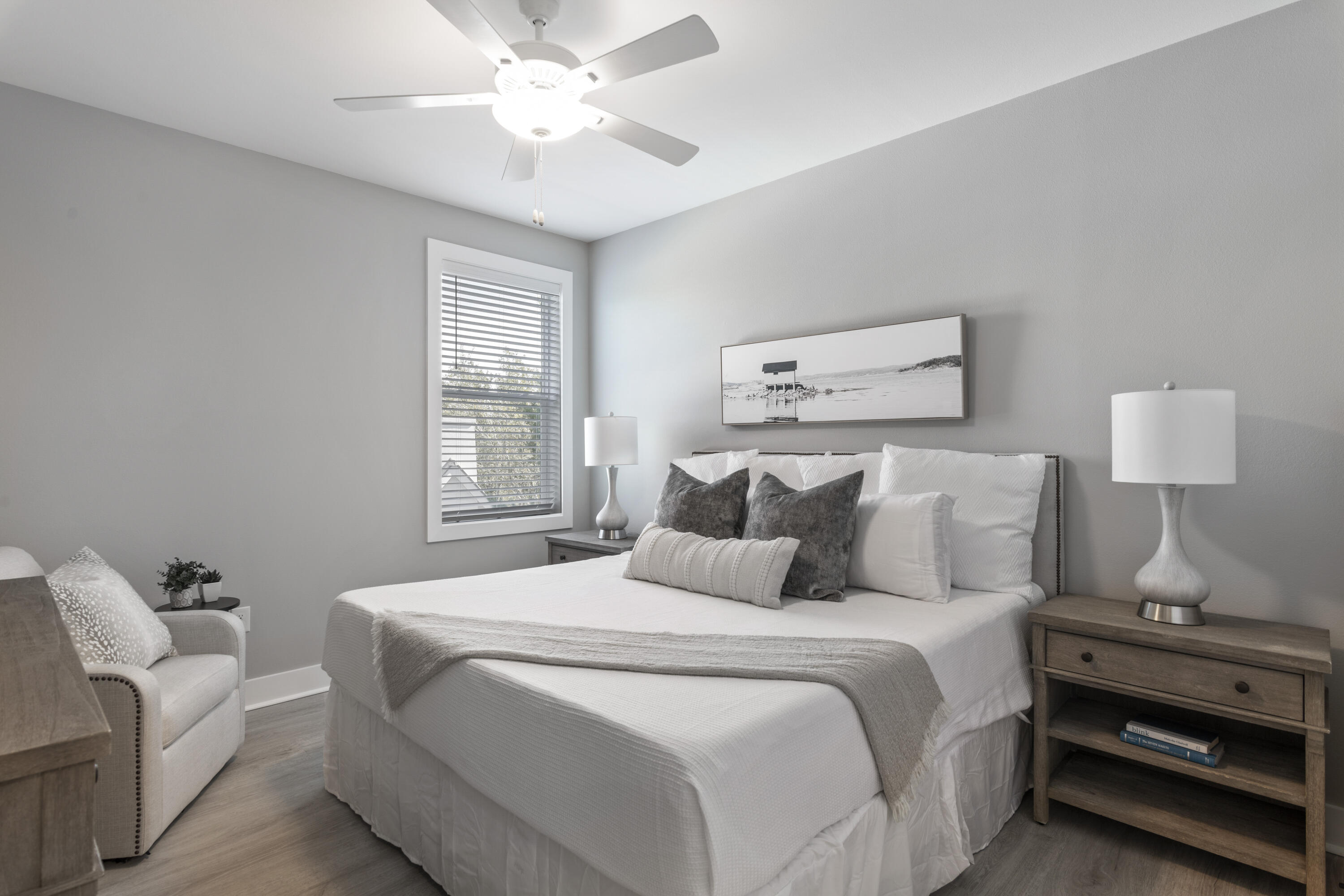 95 West Willow Mist Road Inlet Beach, FL 32461 - Photo 24 of 49 a bedroom with a bed and a window