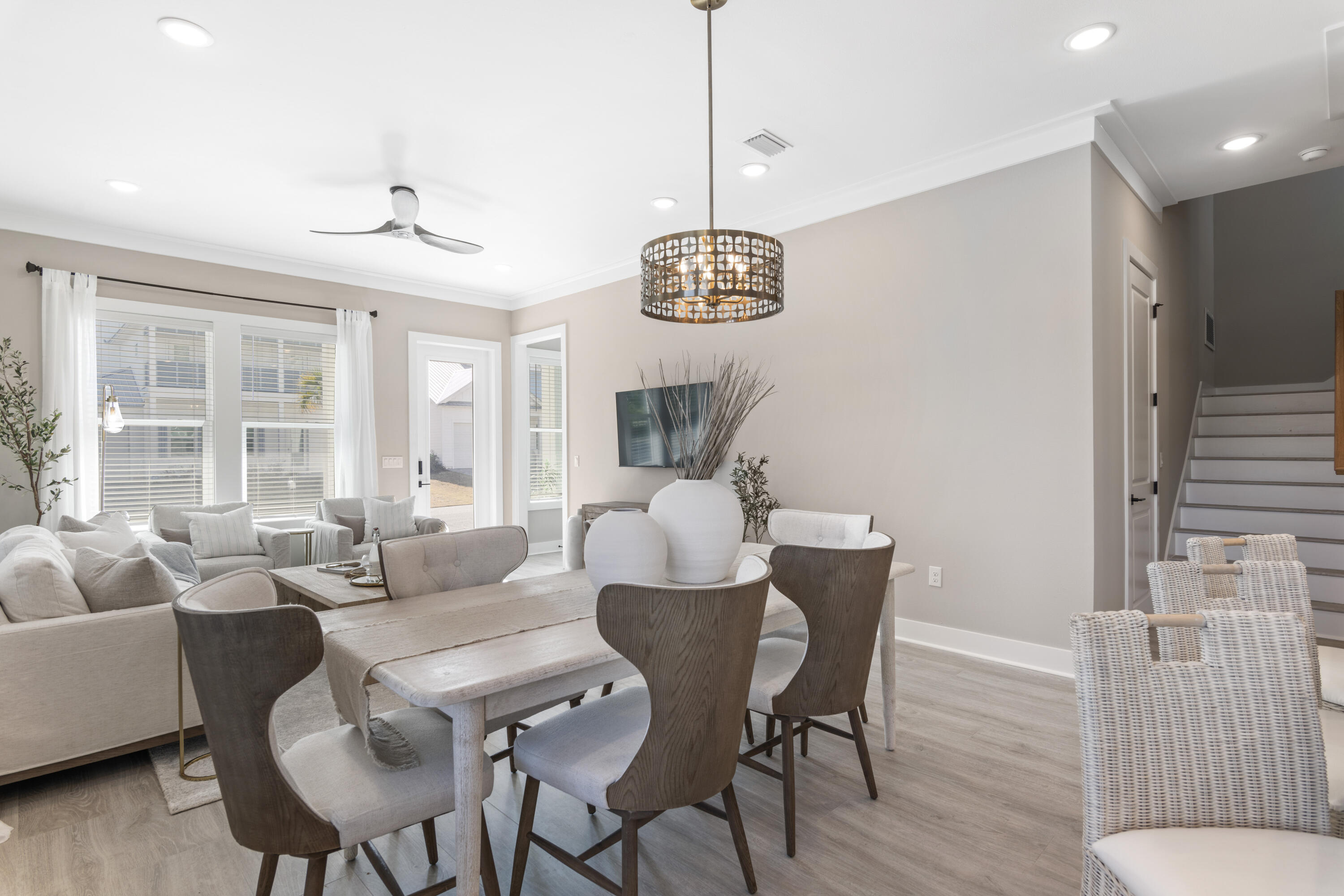 95 West Willow Mist Road Inlet Beach, FL 32461 - Photo 9 of 49 a view of a dining room with furniture window and wooden floor