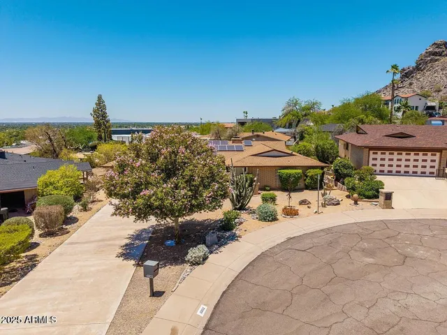 a view of a terrace with a bench