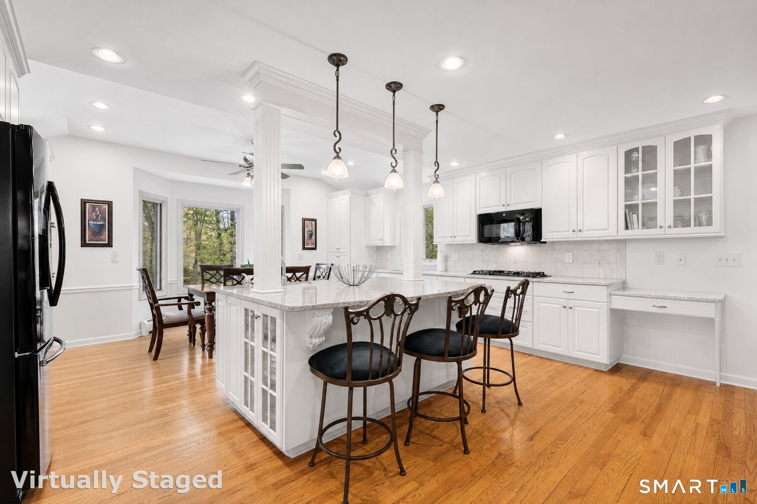 78 Benedict Road Monroe, CT 06468 - Photo 8 of 40 If you prefer a white Kitchen, this is what it could look like.