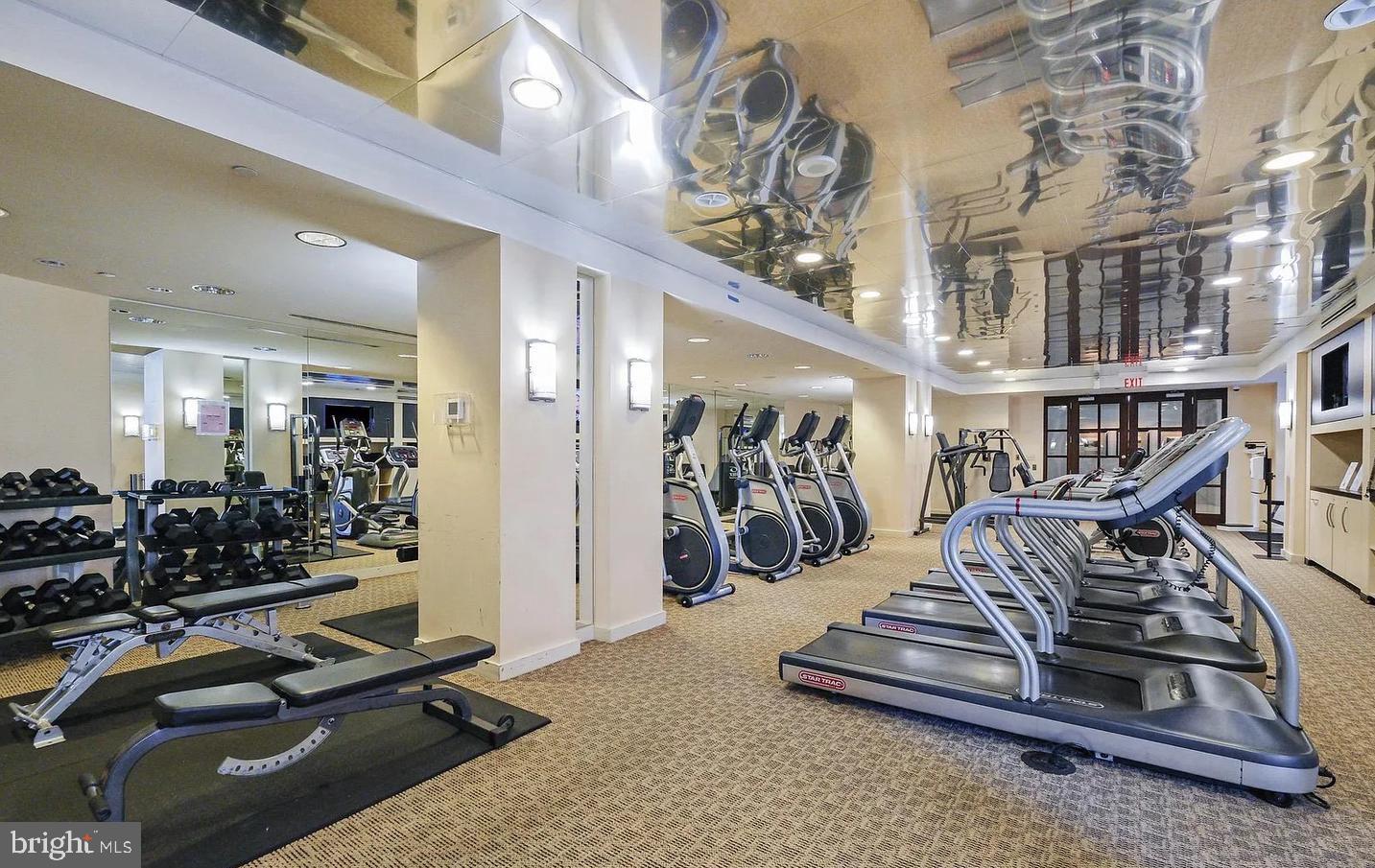 11710 Old Georgetown Road, Unit 422 North Bethesda, MD 20852 - Photo 28 of 28 a view of a room with gym equipment