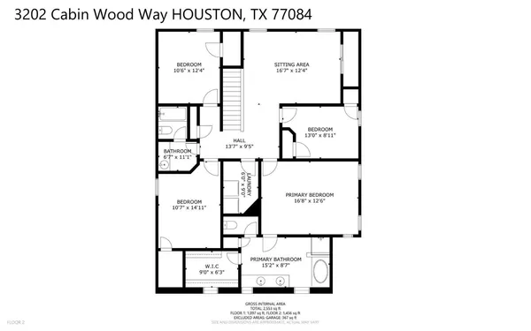 $2,500 | 3202 Cabin Wood Way, Houston, TX 77084