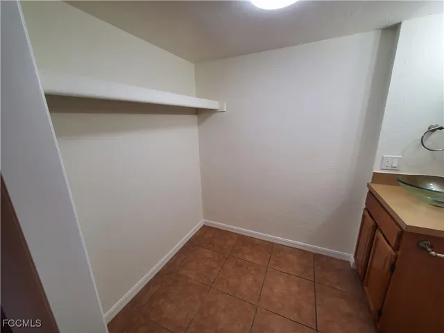 a room with a washer and dryer