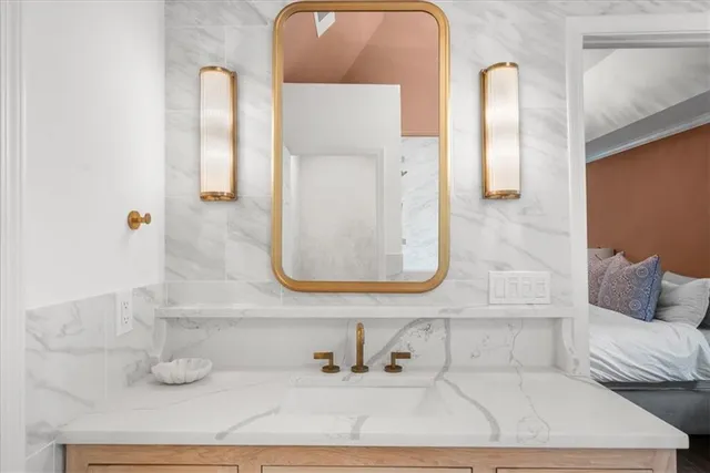 a view of outdoor space with seating area