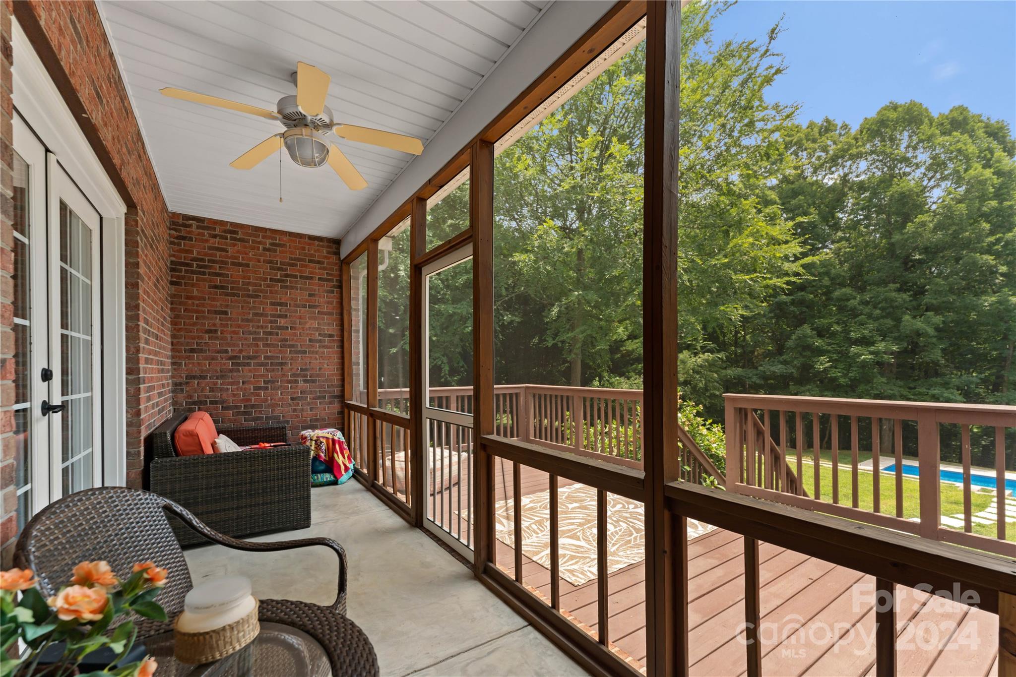 5888 Johnson Road Clover, SC 29710 - Photo 29 of 44 a view of a porch with furniture