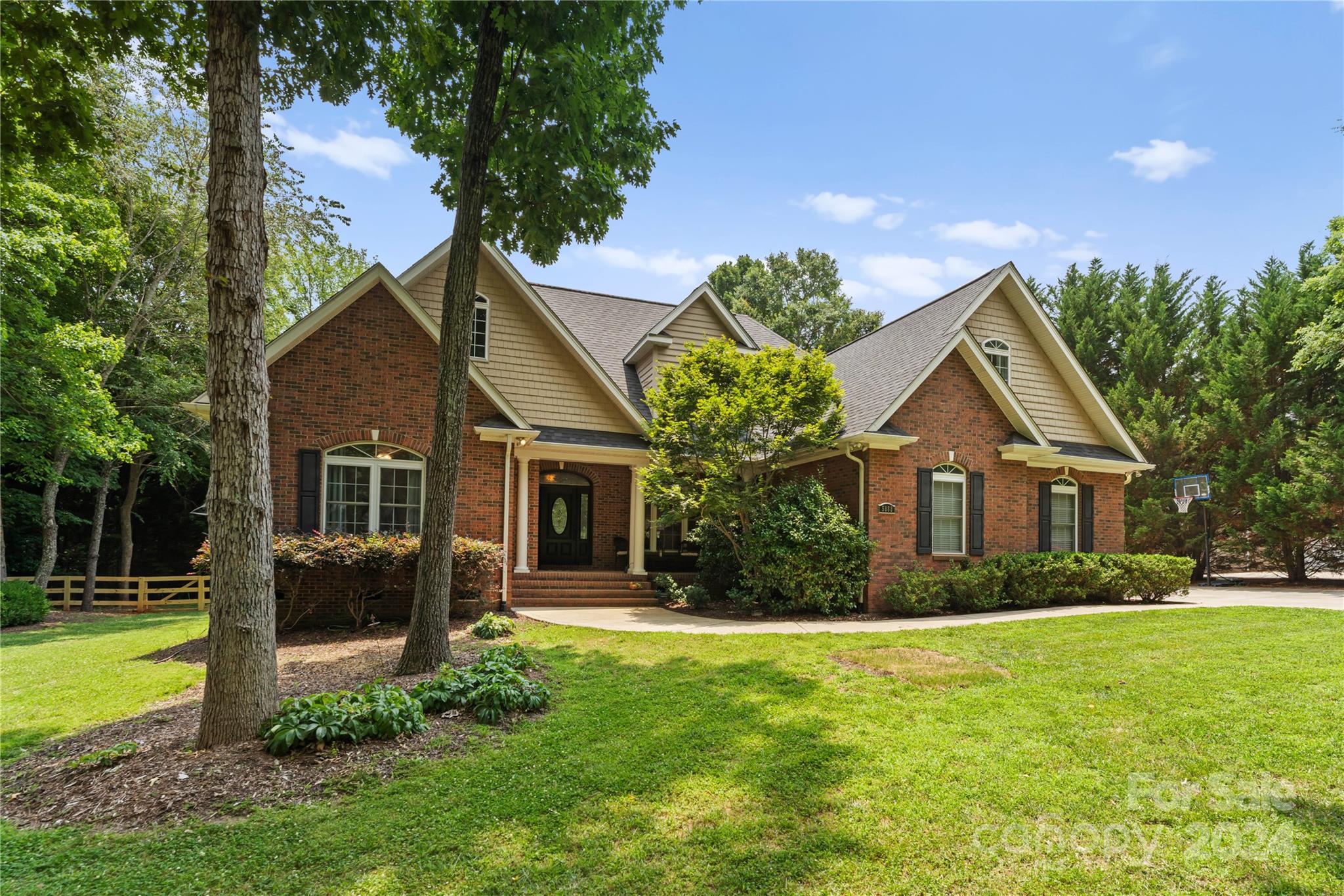5888 Johnson Road Clover, SC 29710 - Photo 3 of 44 a front view of house with yard and green space