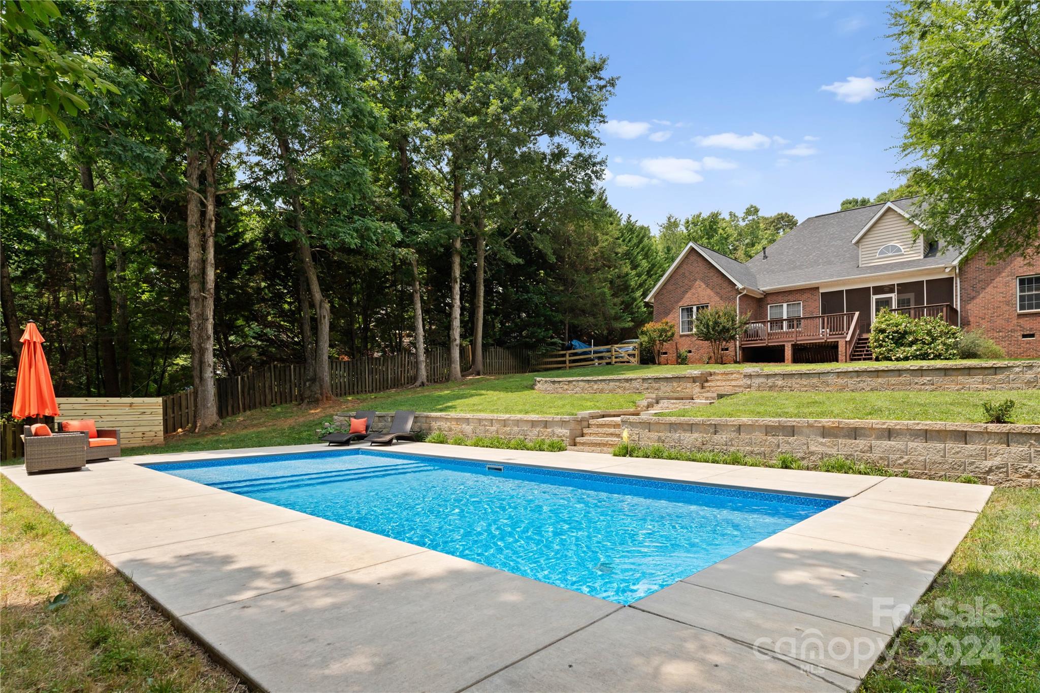 5888 Johnson Road Clover, SC 29710 - Photo 36 of 44 a view of swimming pool with lounge area