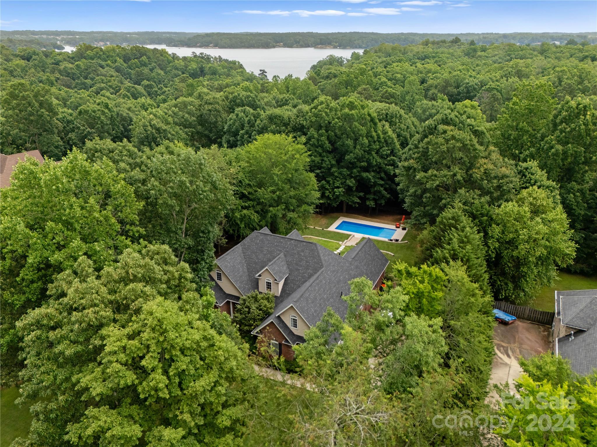 5888 Johnson Road Clover, SC 29710 - Photo 41 of 44 an aerial view of a house with outdoor space