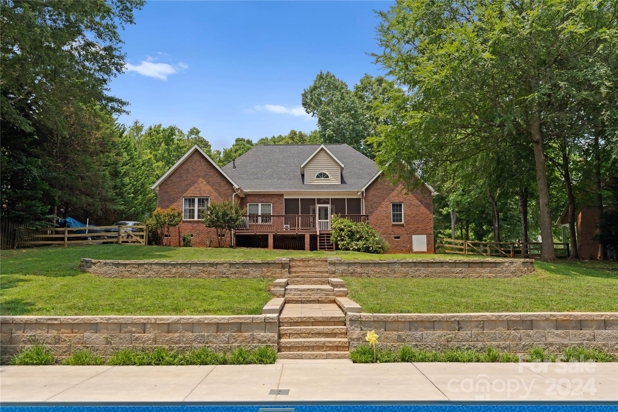 5888 Johnson Road Clover, SC 29710 - Photo 42 of 44 a front view of a house with a yard