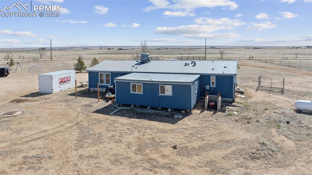 610 Awesome View Yoder, CO 80864 - Photo 5 of 43 a view of a terrace with wooden walls